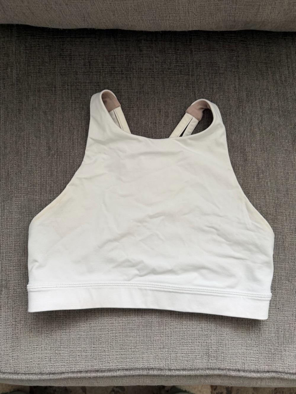 lululemon athletica White High-Neck Sports Bra